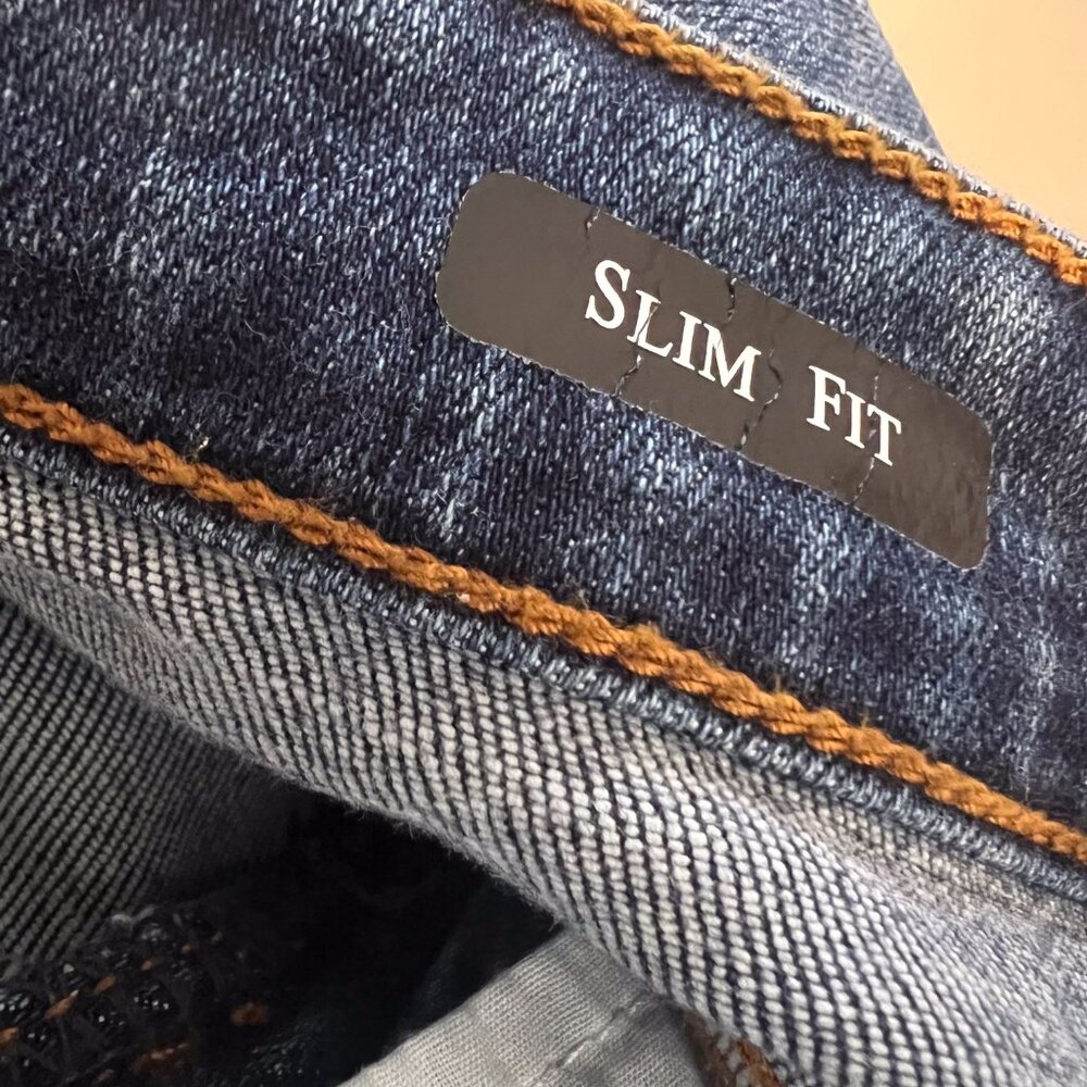 Judy Blue Destroyed Distressed Slim Fit Mid Rise Jeans Size  7/28 - Picture 8 of 16